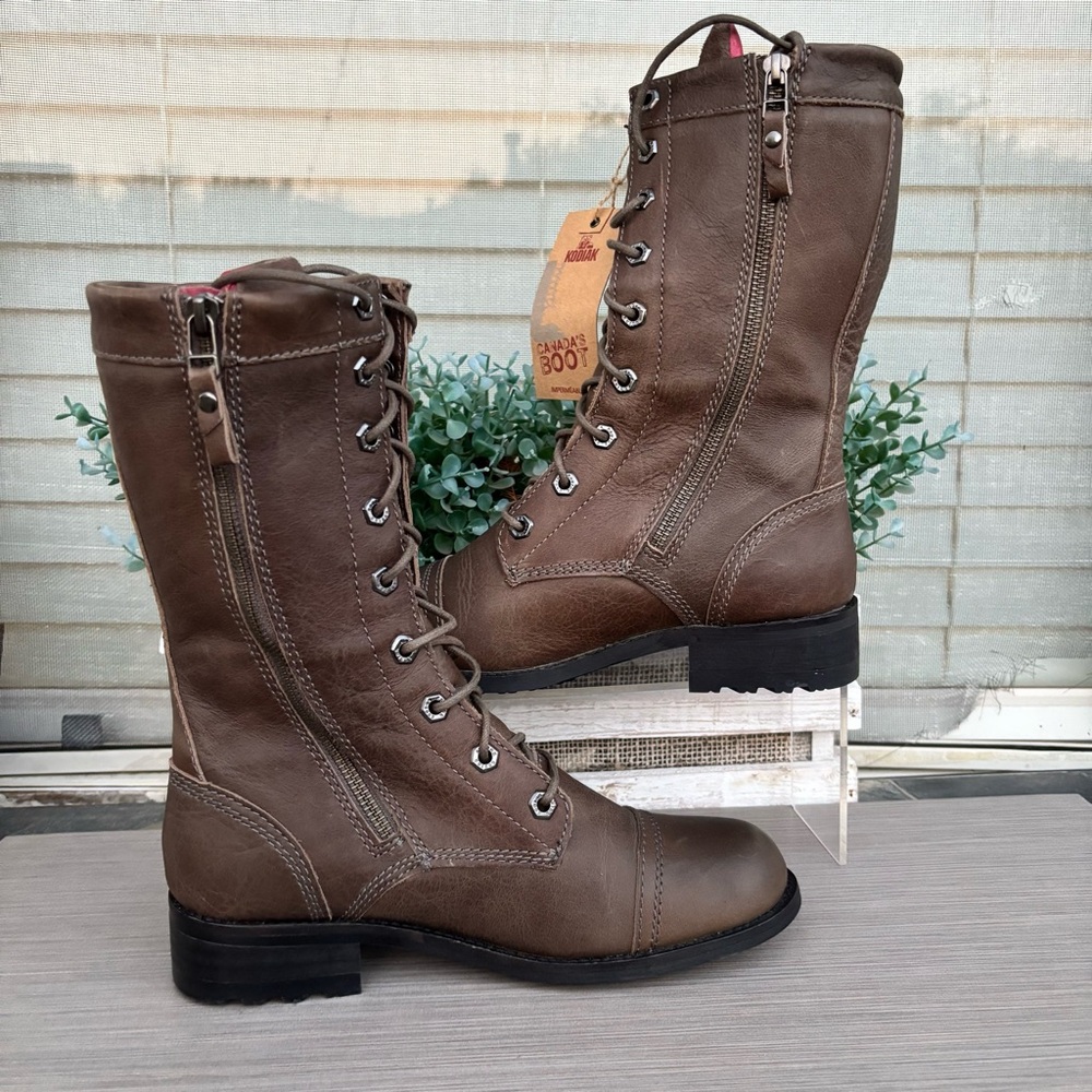 Kodiak 'Bethany' Waterproof Moto Lace-Up Women's Boots (Size 7) - Picture 6 of 10